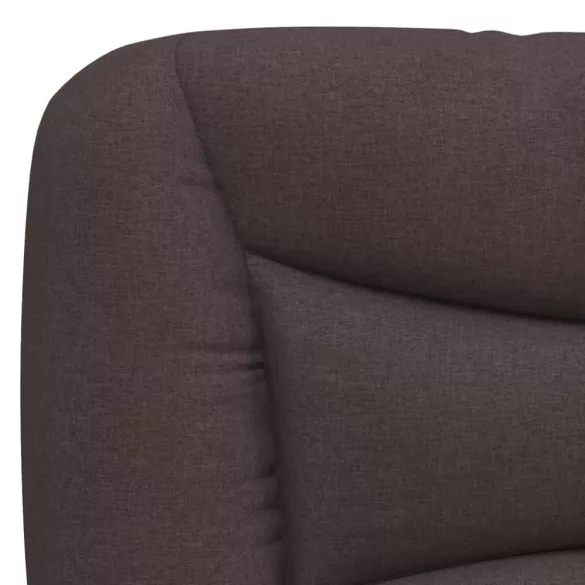sötétbarna szövet fejtámla párna Hvar 80 cm