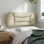 krémszínű szövet fejtámla párna Hvar 80 cm