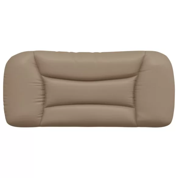 cappuccino színű műbőr fejtámla párna Hvar 80 cm