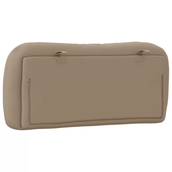 cappuccino színű műbőr fejtámla párna Hvar 80 cm