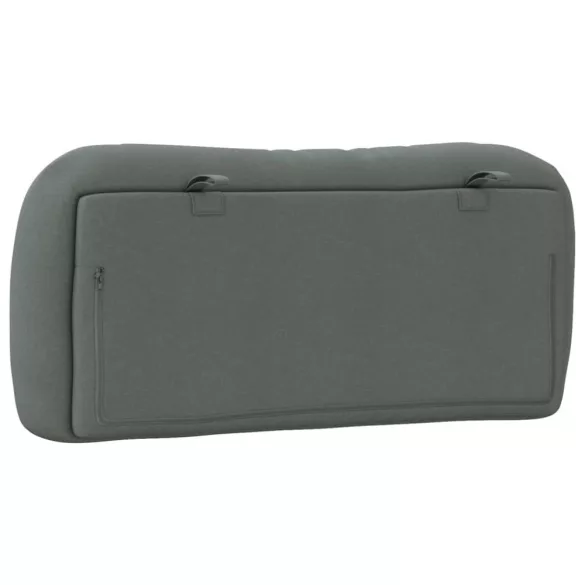 sötétszürke szövet fejtámla párna Hvar 90 cm