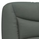 sötétszürke szövet fejtámla párna Hvar 90 cm