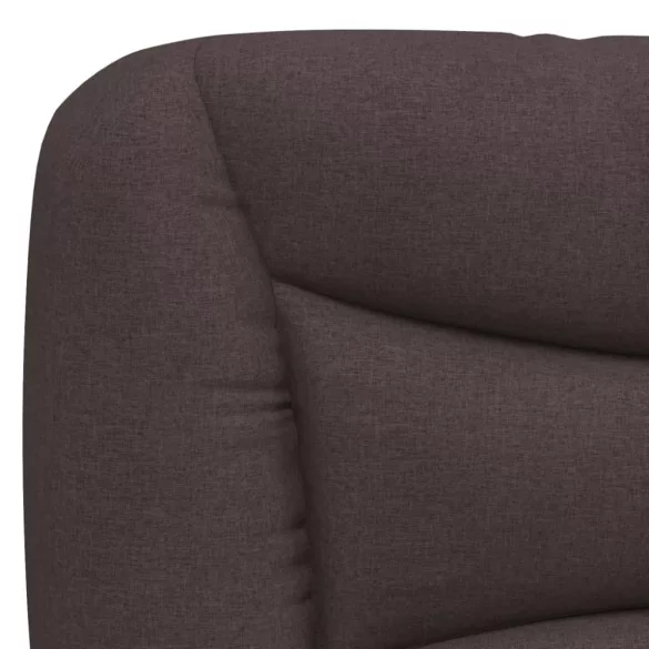 sötétbarna szövet fejtámla párna Hvar 90 cm