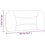 sötétbarna szövet fejtámla párna Hvar 90 cm