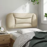 krémszínű szövet fejtámla párna Hvar 90 cm