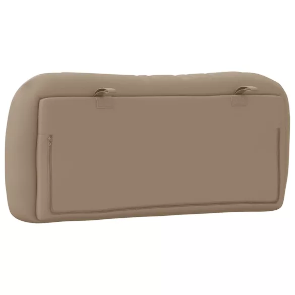 cappuccino színű műbőr fejtámla párna Hvar 90 cm