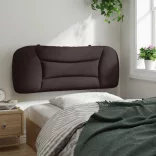 sötétbarna szövet fejtámla párna Hvar 100 cm