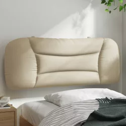 krémszínű szövet fejtámla párna Hvar 100 cm