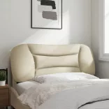 krémszínű szövet fejtámla párna Hvar 100 cm