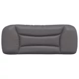 szürke műbőr fejtámla párna Hvar 100 cm