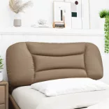 cappuccino színű műbőr fejtámla párna Hvar 100 cm