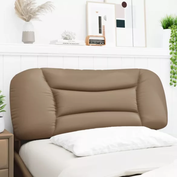 cappuccino színű műbőr fejtámla párna Hvar 100 cm