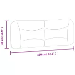 krémszínű szövet fejtámla párna Hvar 120 cm