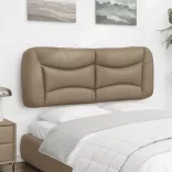 cappuccino színű műbőr fejtámla párna Hvar 120 cm