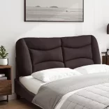sötétbarna szövet fejtámla párna Hvar 140 cm