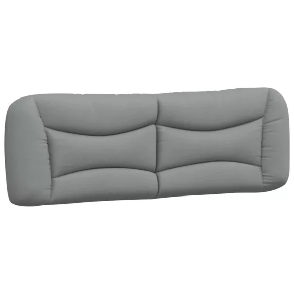 világosszürke szövet fejtámla párna Hvar 160 cm