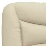 krémszínű szövet fejtámla párna Hvar 160 cm