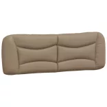 cappuccino színű műbőr fejtámla párna Hvar 160 cm