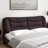 sötétbarna szövet fejtámla párna Hvar 180 cm