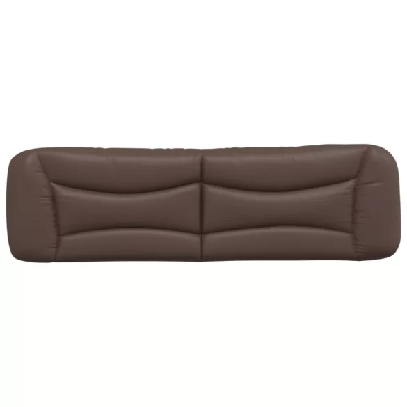 barna műbőr fejtámla párna Hvar 180 cm