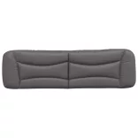 szürke műbőr fejtámla párna Hvar 180 cm