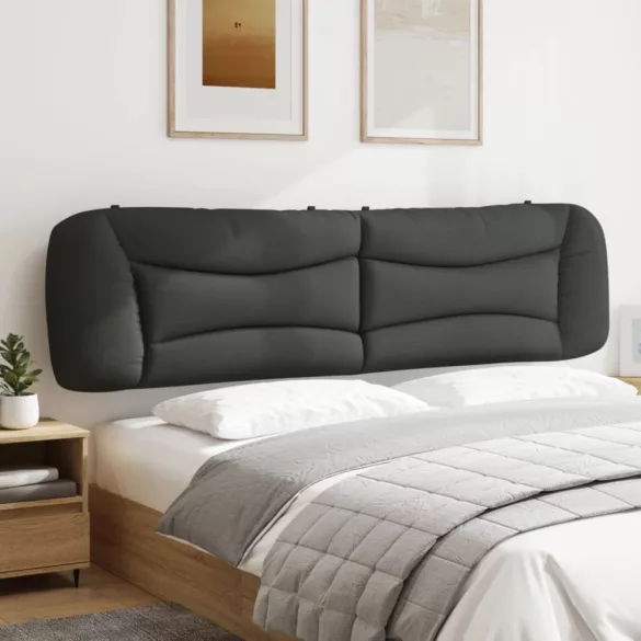 sötétszürke szövet fejtámla párna Hvar 200 cm