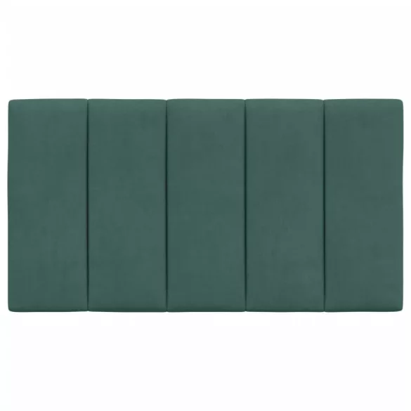 sötétzöld bársony fejtámla párna Hanko 80 cm