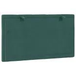 sötétzöld bársony fejtámla párna Hanko 80 cm