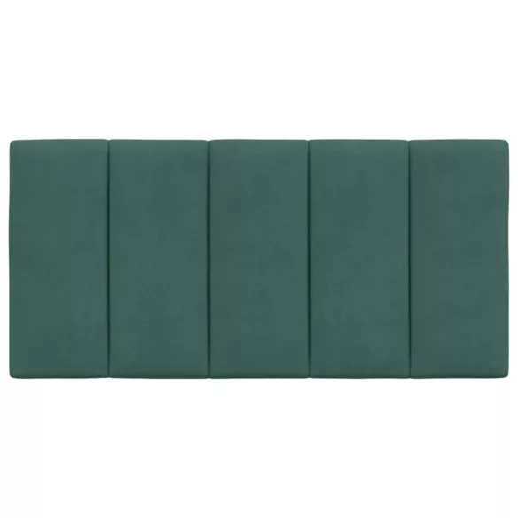 sötétzöld bársony fejtámla párna Hanko 100 cm