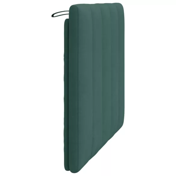 sötétzöld bársony fejtámla párna Hanko 100 cm