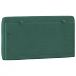 sötétzöld bársony fejtámla párna 100 cm