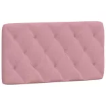 rózsaszín bársony fejtámla párna 100 cm