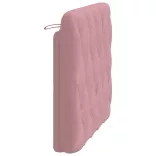 rózsaszín bársony fejtámla párna 100 cm
