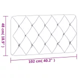 rózsaszín bársony fejtámla párna 100 cm