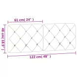 rózsaszín bársony fejtámla párna 120 cm