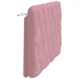 rózsaszín bársony fejtámla párna 140 cm