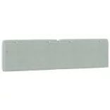 világosszürke bársony fejtámla párna 200 cm