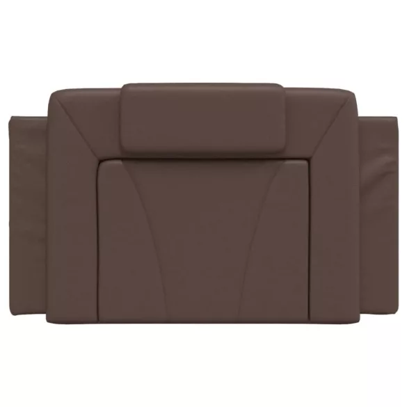 barna műbőr fejtámla párna Viana 80 cm