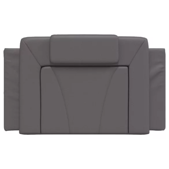 szürke műbőr fejtámla párna Viana 80 cm