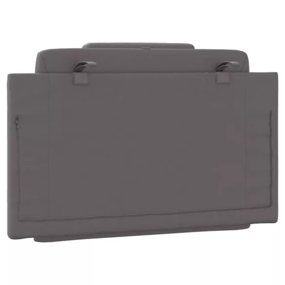 szürke műbőr fejtámla párna Viana 80 cm