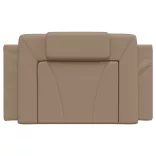 cappuccino színű műbőr fejtámla párna Viana 80 cm