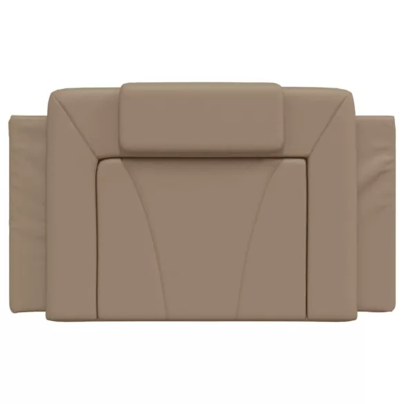 cappuccino színű műbőr fejtámla párna Viana 80 cm