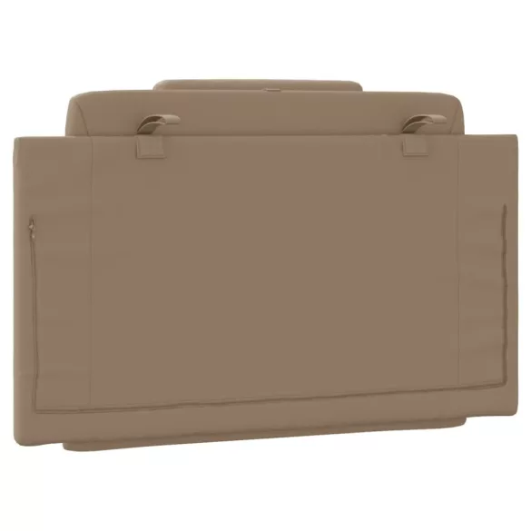 cappuccino színű műbőr fejtámla párna Viana 80 cm