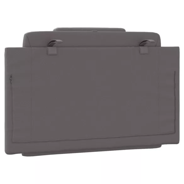 szürke műbőr fejtámla párna Viana 90 cm