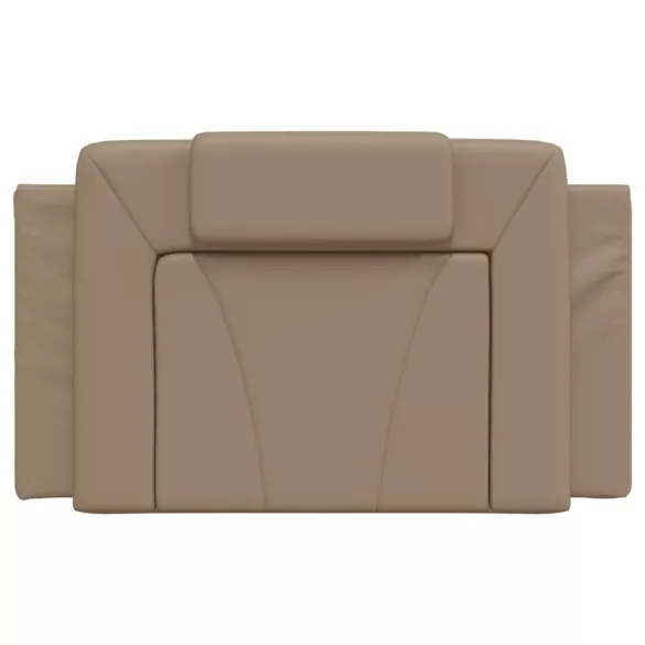 cappuccino színű műbőr fejtámla párna Viana 90 cm