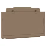 cappuccino színű műbőr fejtámla párna Viana 90 cm