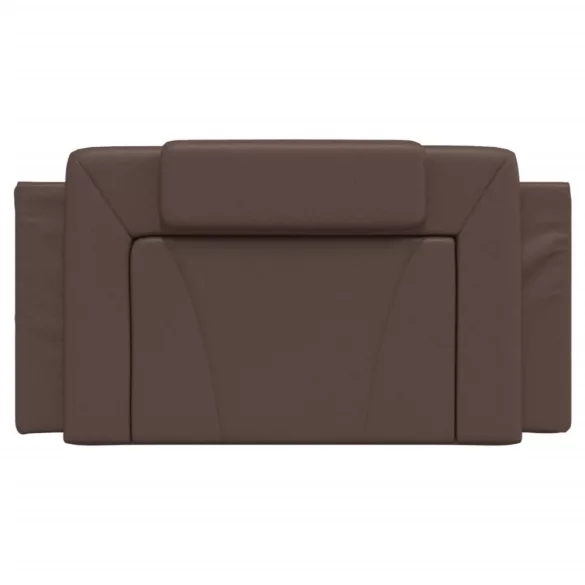 barna műbőr fejtámla párna Viana 100 cm