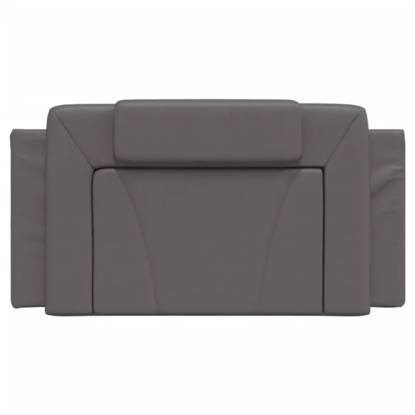 szürke műbőr fejtámla párna Viana 100 cm