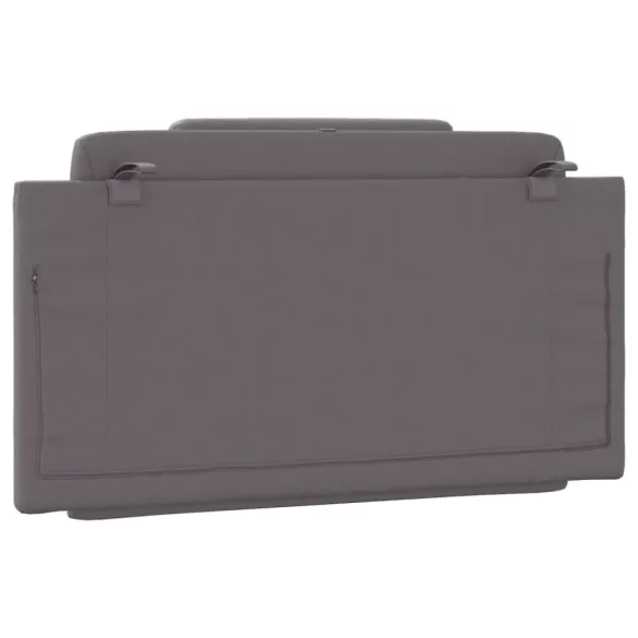 szürke műbőr fejtámla párna Viana 100 cm