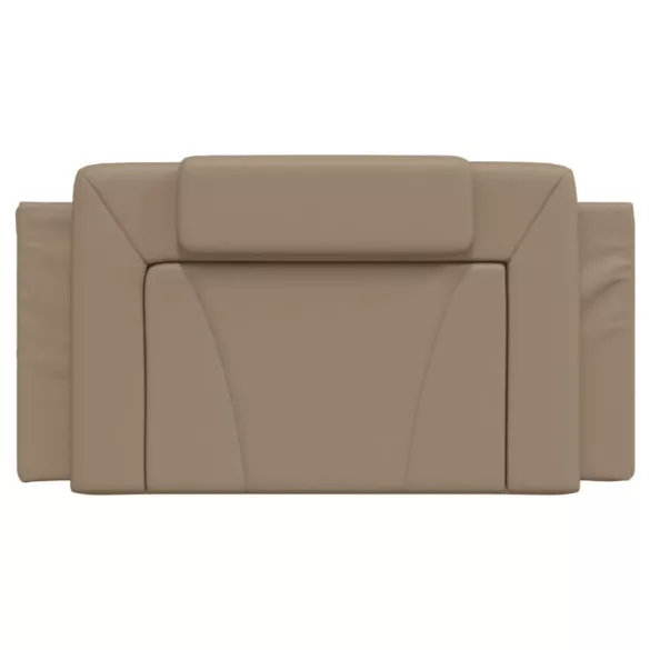 cappuccino színű műbőr fejtámla párna Viana 100 cm